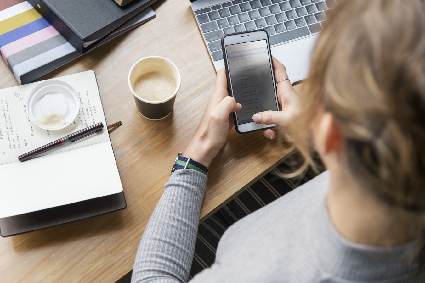 woman on mobile phone