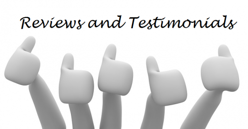 Big thumbs up for reviews and testimonials