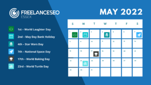 May 2022 - social calendar dates